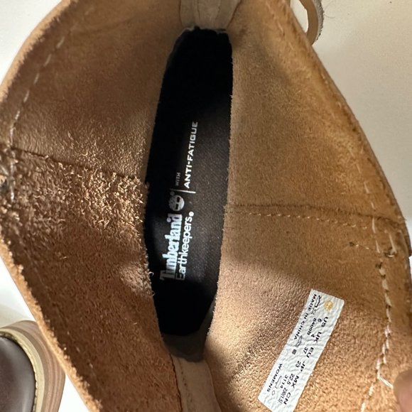 Timberland Earthkeepers Savin Hill Women 6 Brown Leather Lace Up Ankle Boots New - Picture 4 of 8
